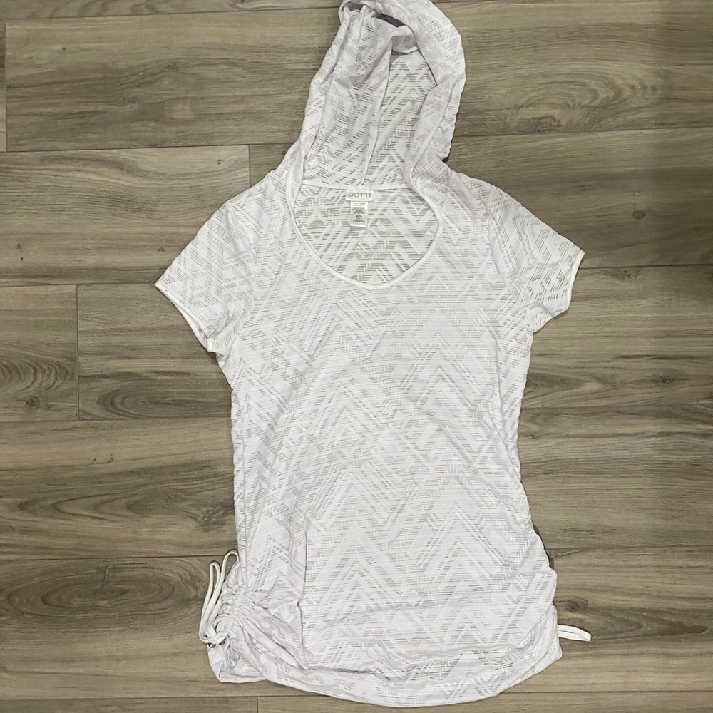 Dotti white sheer swimsuit cover up